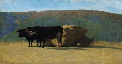 5 Sernesi BOVI NERI AL CARRO