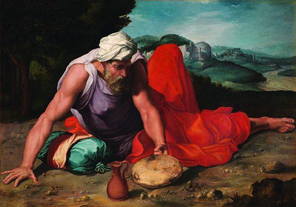 Daniele da Volterra Il profeta Elia nel deserto RID