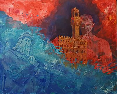 Leonardo Machiavellico 100x80