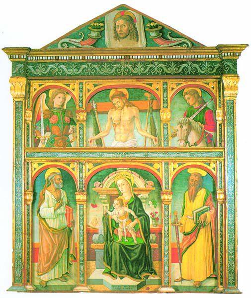 VITTORE CRIVELLI polittico 1489