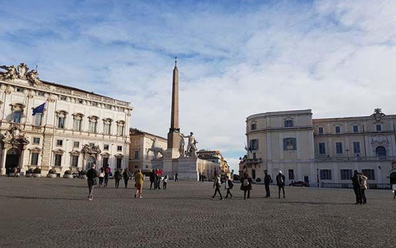 La Fontana di Monte Cavallo …a Roma