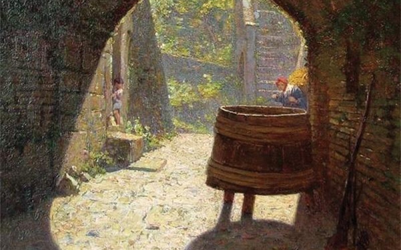 Les fleurs et les raisins