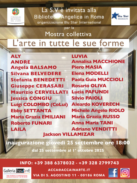 L'arte in tutte le sue forme"
