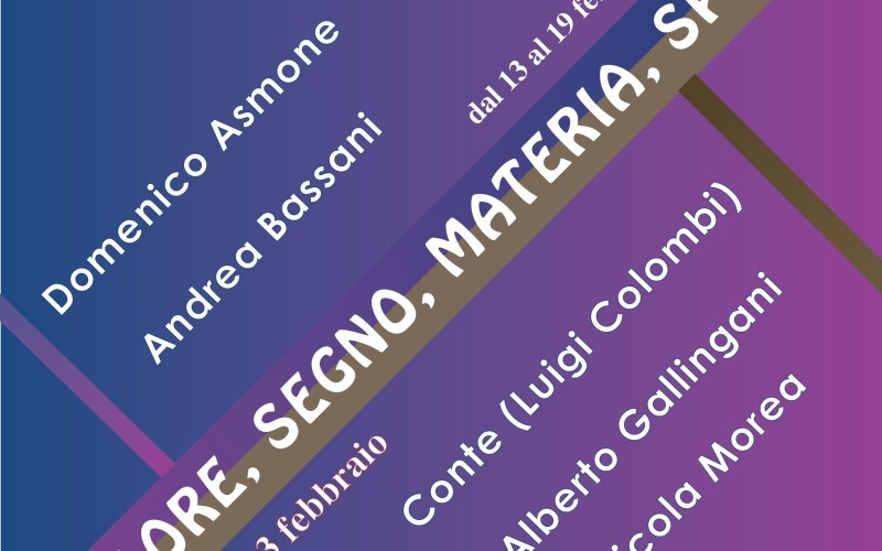 COLORE, SEGNO, MATERIA , SPAZIO (CINQUE ARTISTI DI LABORATORIO ACCA)