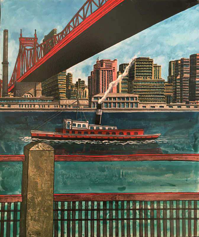 Battello sullâ€™East River